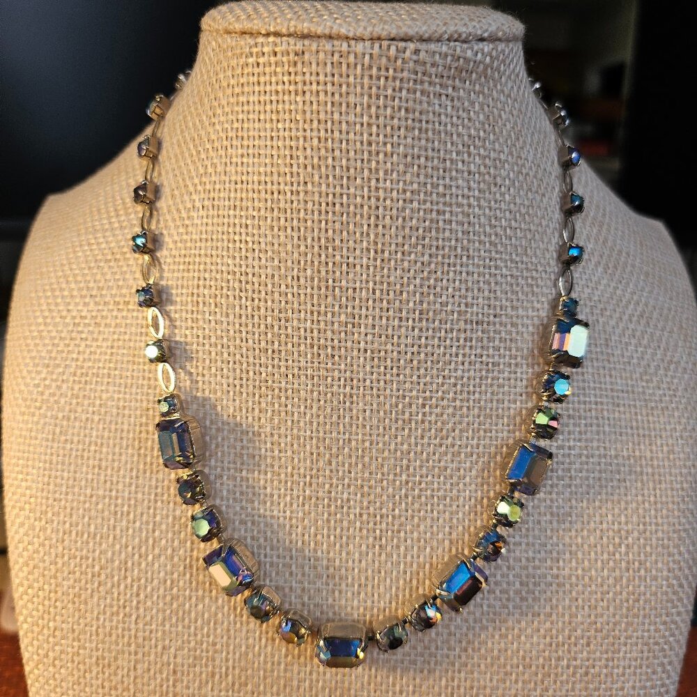 Vintage Aurora Borealis Choker/Necklace